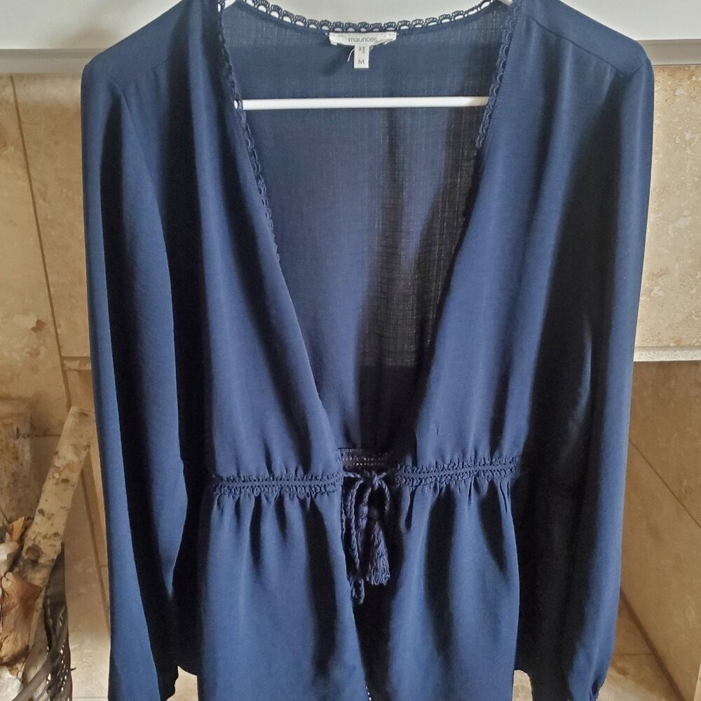 Maurices balloon sleeve cover up